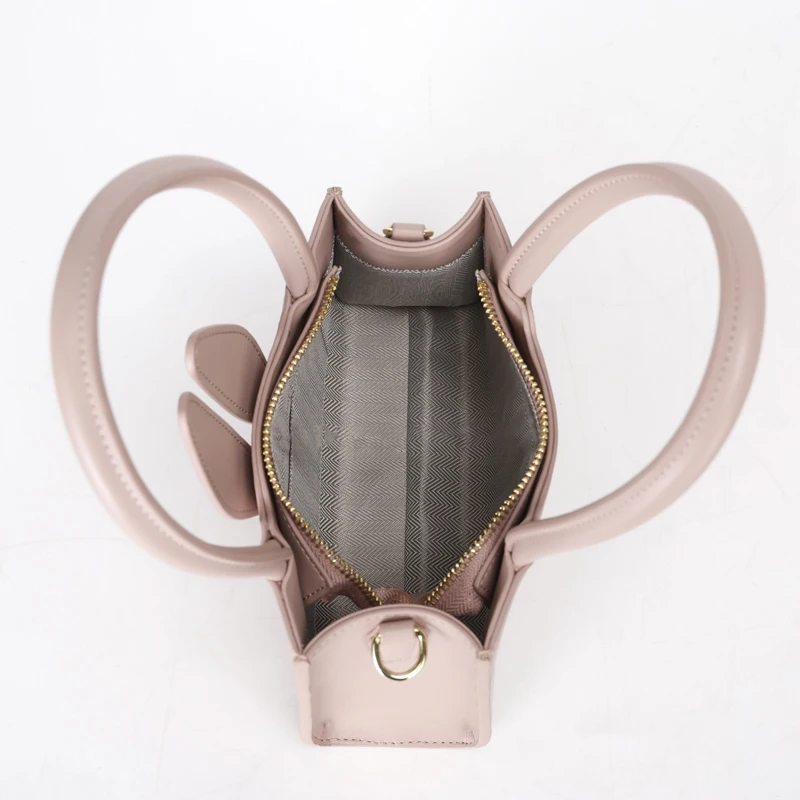 Rabbit Shape Design Handbag Fashion Ladies Crossbody PU Leather Ladies Shoulder Bag Customized Small Tote Multicolor Available