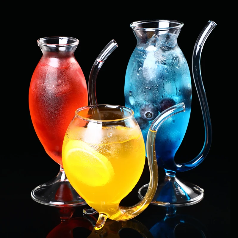 Unique Shape Cocktail Glasses Bar Drinks Martini Glass Set Personalized Wine Glasses for Bar Specialty Cocktails