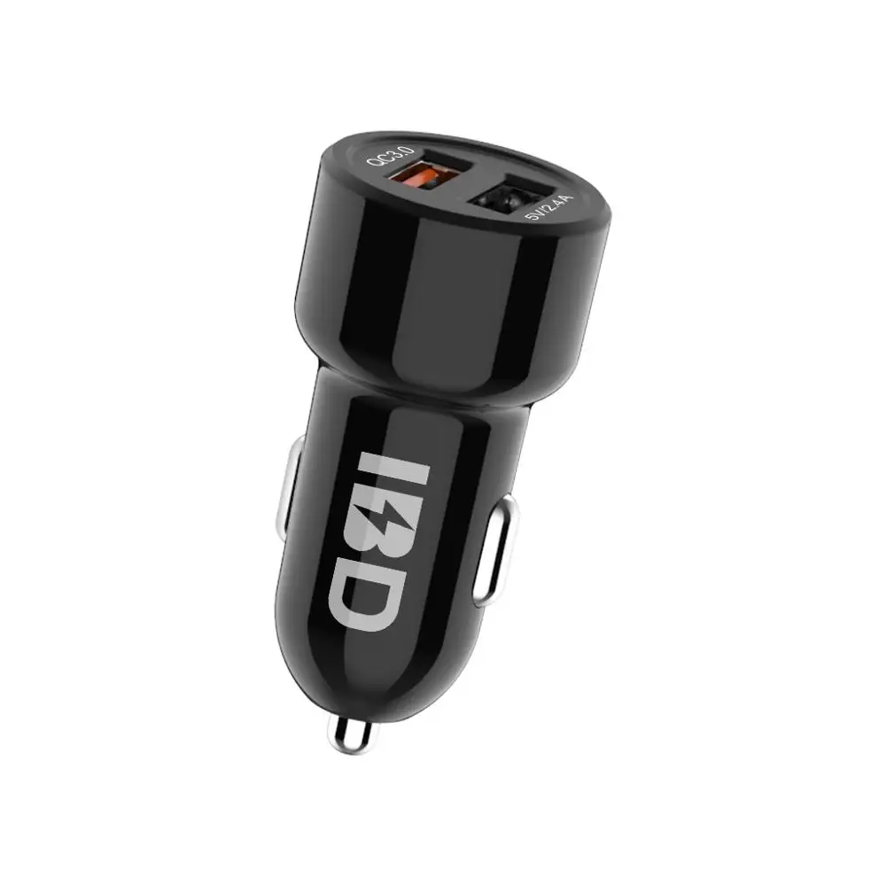 
Hot Selling Ibd Brand Fast Charging Quick Charge 3.0 Car Charger <span style=