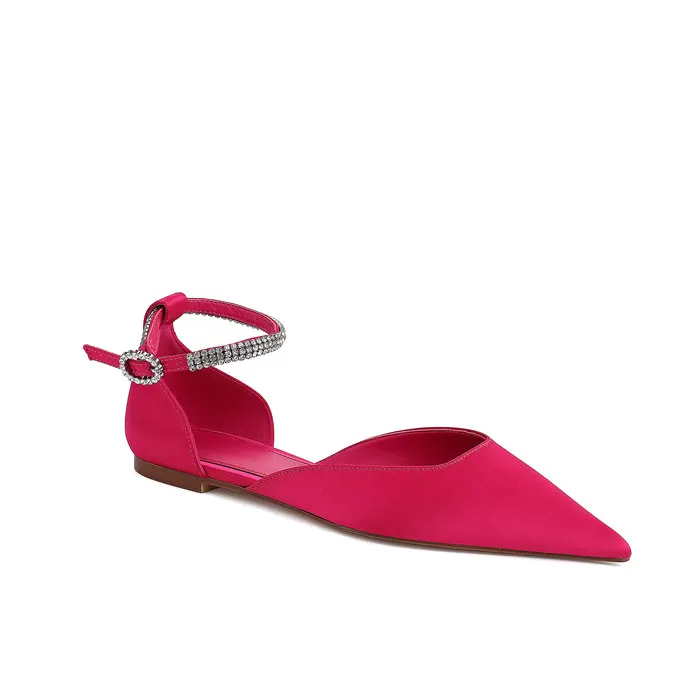 High Quality Breathable and Fashionable Flattie Dress Shoes with Buckle Strap Magnificent Pointed Design for All Seasons