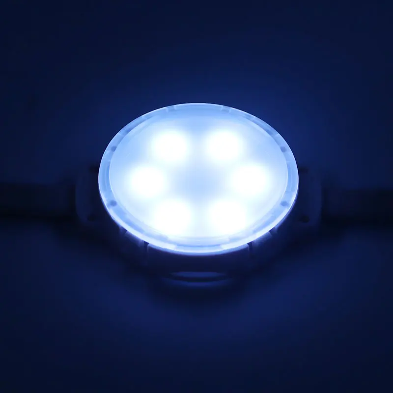 Chinese lighting manufacturers DMX control led point lights waterproof outdoor 50mm rgb led pixel light facade