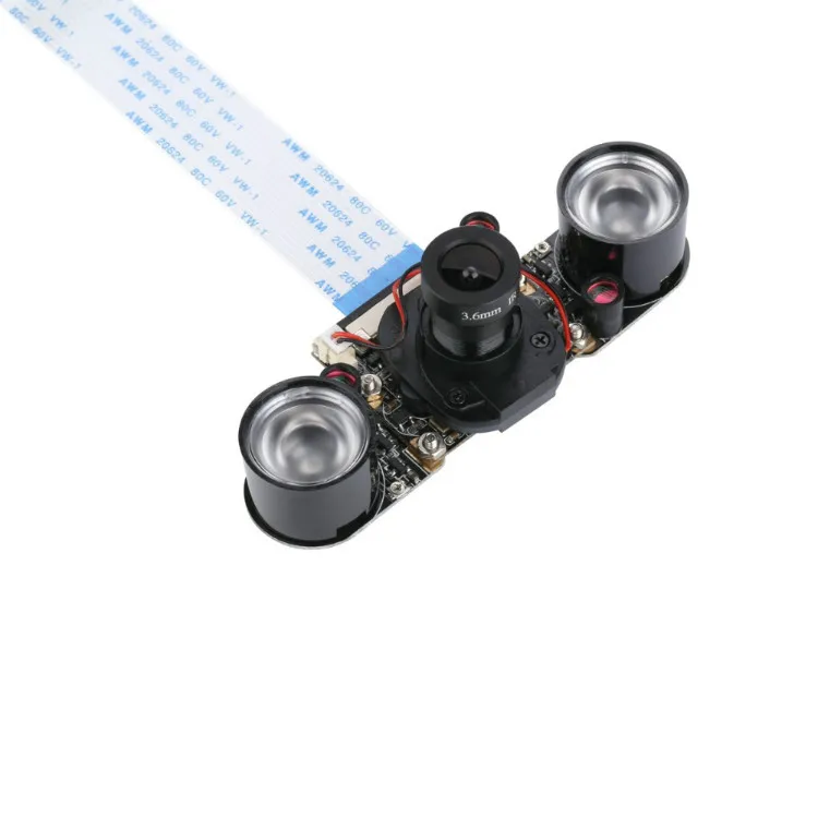 IR-Cut Camera 5 Mp Ov5647 Automatically/ Manually Switch Day And Night Mode Module Raspberry Pi 3 Camera with Light