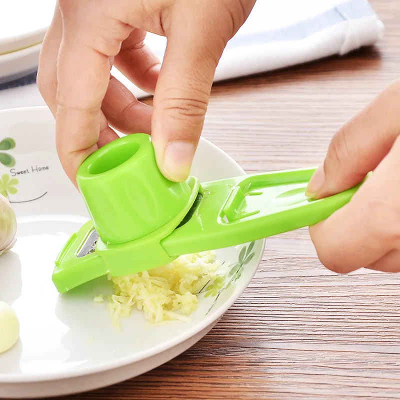 2025 Kitchen Garlic Ginger Grinding Grater Manual Garlic Masher Cooking Tool Utensils Kitchen Accessories Press Garlic Tool