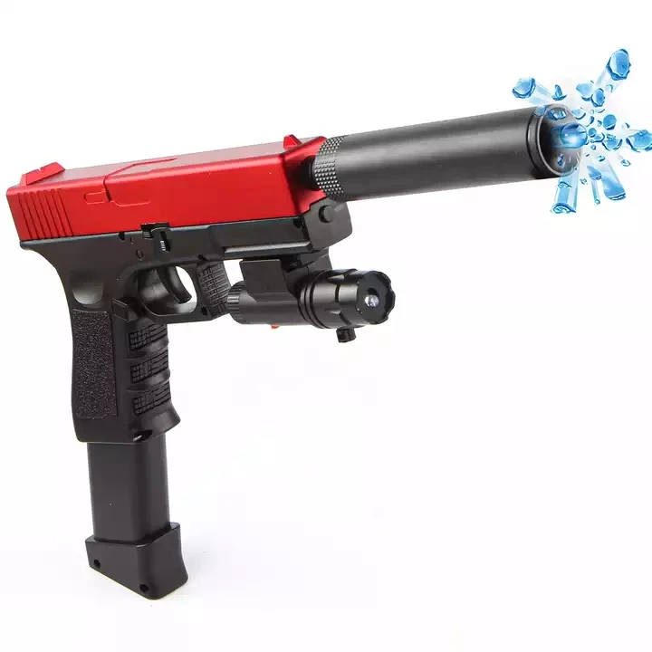 New Electric Splatter Gel Toy Gun Shooter Gun Outdoor Sport for Adults and Boy Water Beads Gel Bullet Ammo Gun Blast Kit