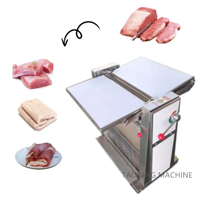 Israel customization meat slicing machine beef slicer pork skin cutting machine meat skin slicer pork skin peeling machine sale