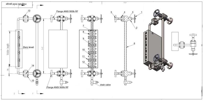 Vacorda Level Measurement Water Tank Level Indicator Sensor Wireless