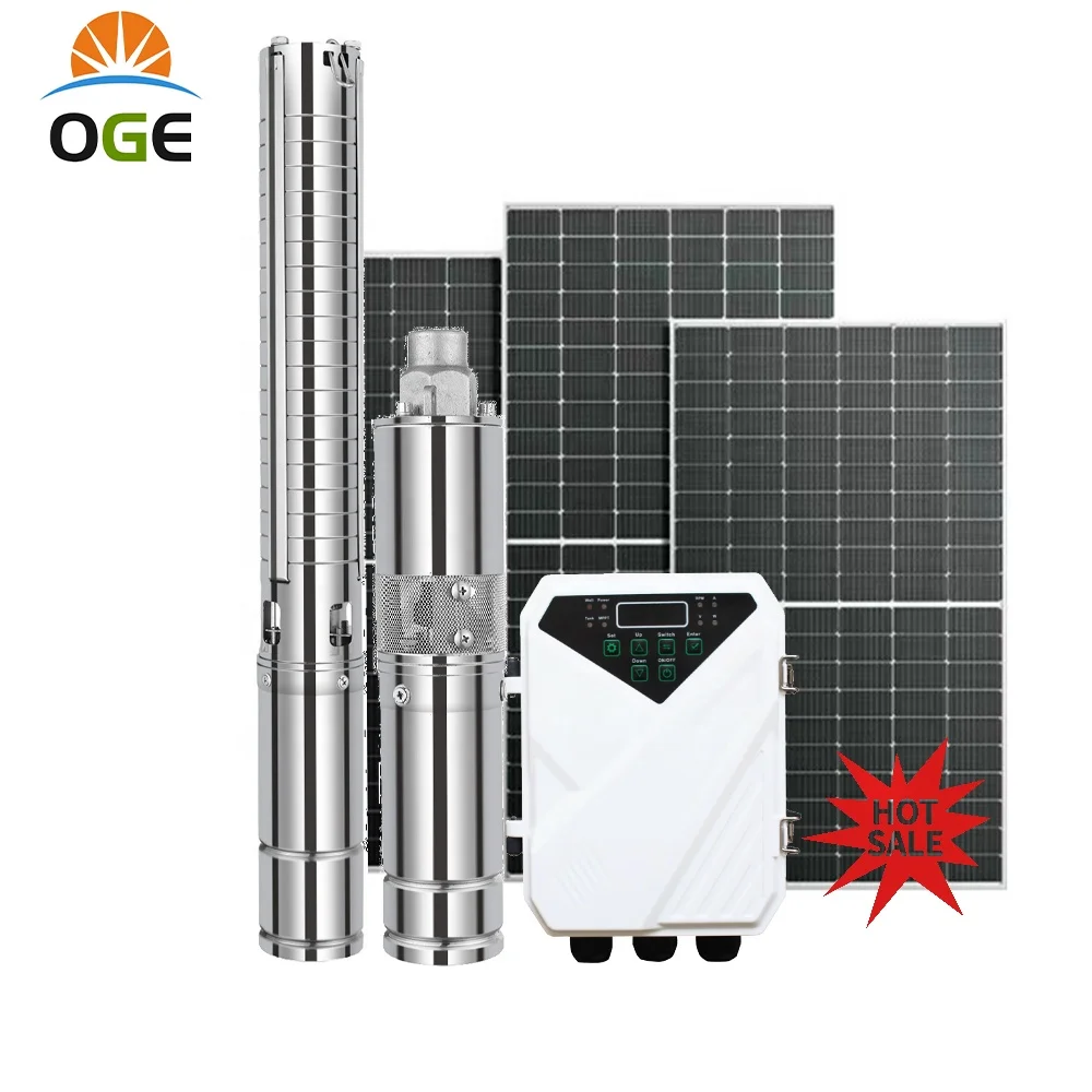 48v Dc High Pressure Submersible Solar Powered Irrigation Water Pump