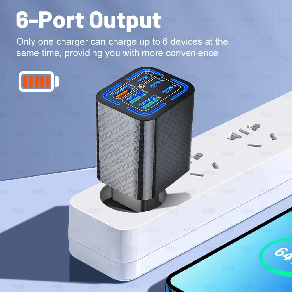 PD 50W USB Type-C Super Fast Charger Quick Charge 3.0 Wall Adapter For Xiaomi IPhone Samsung Oneplus