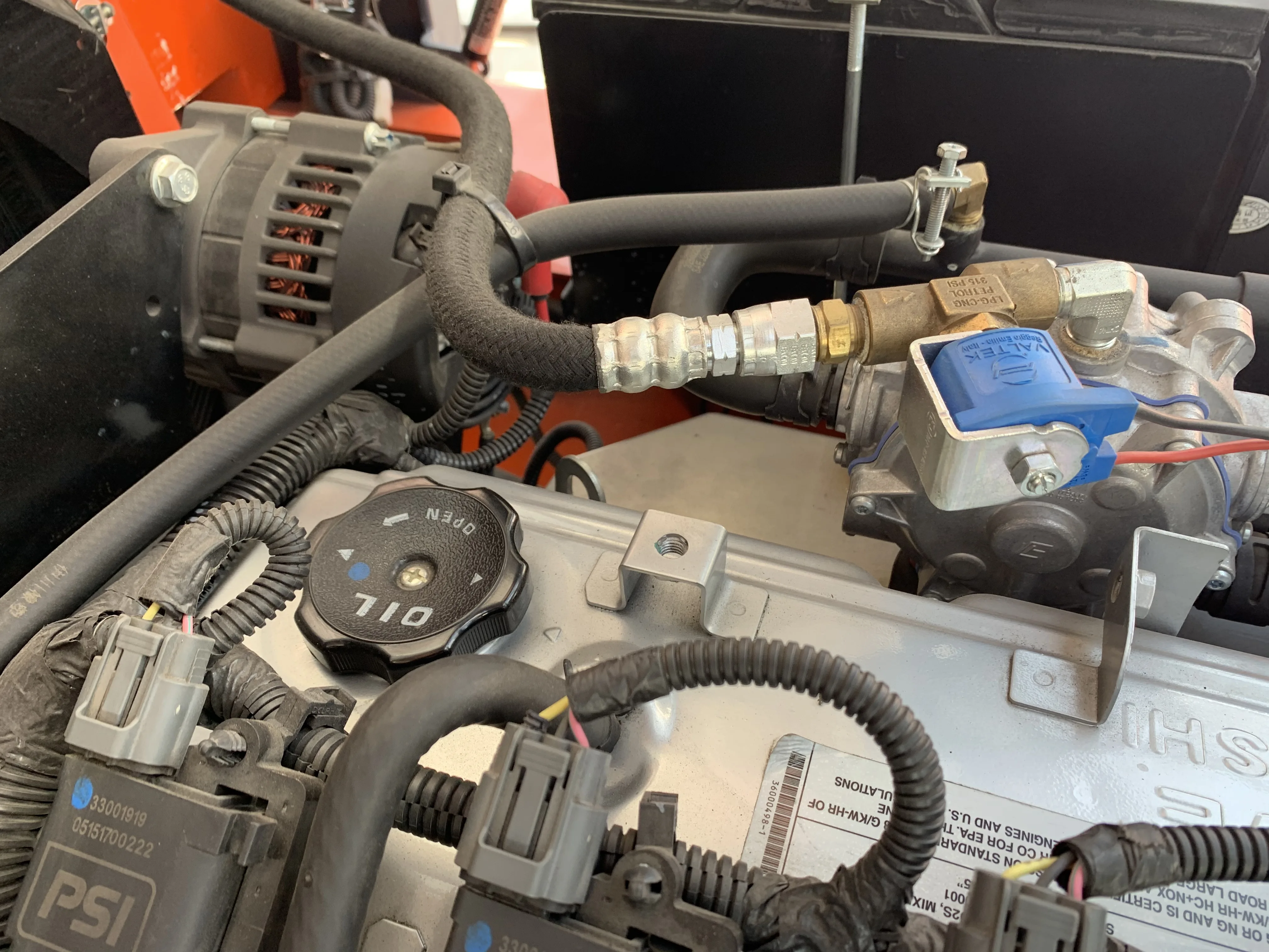 Gasoline Forklift FG45 lifting height 3000mm LPG Forklift Truck for sale