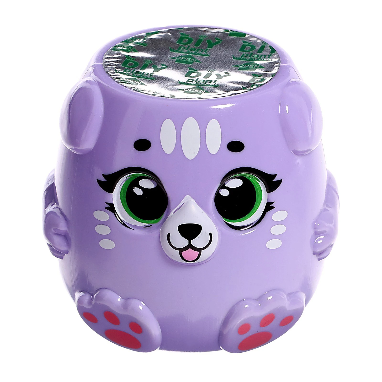 First Eco-Experience Kit For Children Set Of Eco-Experiments For Growing Grass The Best Selling Price Purple Kitten
