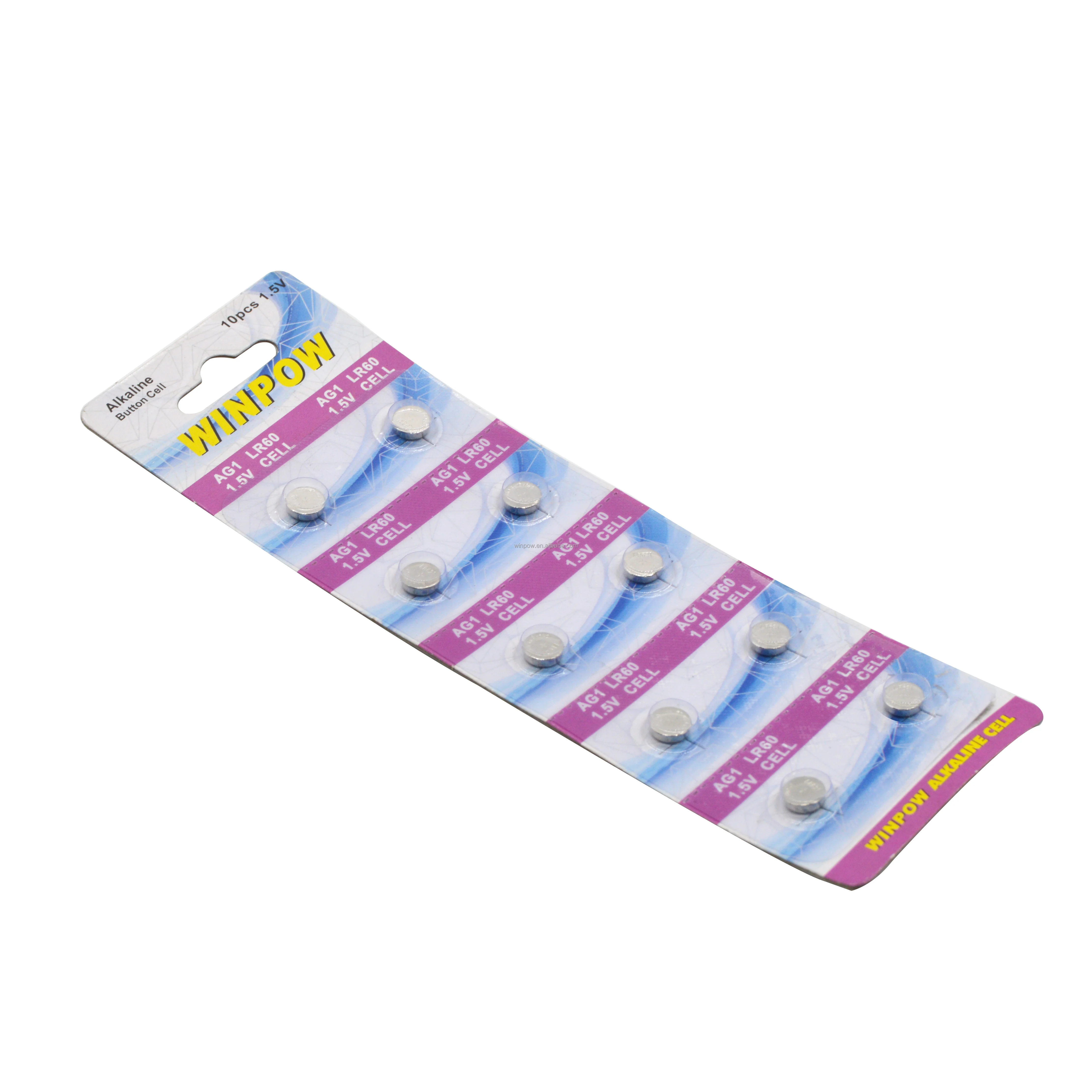 High Quality Factory Direct Sales Mercury-Free Alkaline Button Cell 1.5V Battery AG1 LR621 For Electronic Products