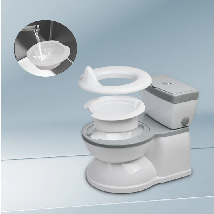 Baby Products Potty Training Toilet Kids Potty Wholesales Imitates a Real Water Flushing Sound Baby Toilet Training Supplier