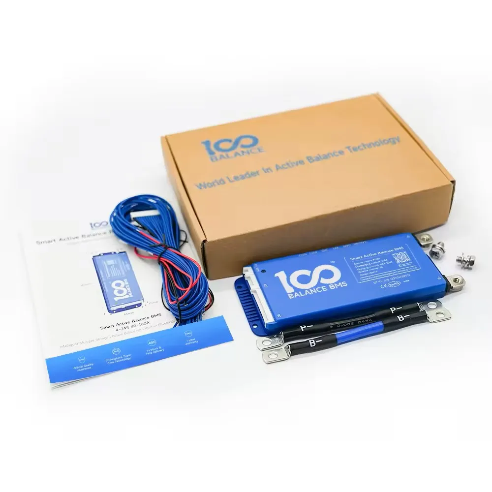 Daly 100 balance bms 200A  8s~24s 48V LiFePO4 BMS Build-in BT GOODWE GROWATT PYLONTECH Inverter BMS