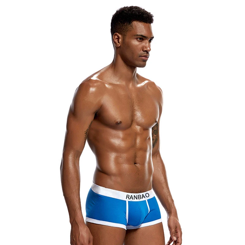 Factory Directly Fasion Mens Boxer Briefs Mix Color Men Boxers Underwear Custom Waistband Men Underwear