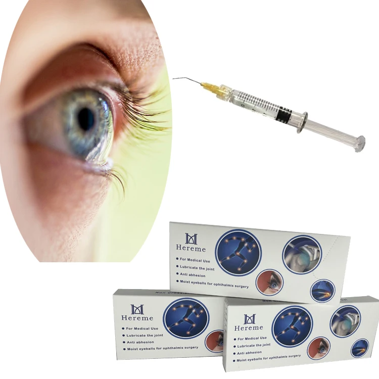 3ml 10mg-30mg/ml hyaluronic acid intra articular knee filler injection eye viscoelastic cataract surgery treatment