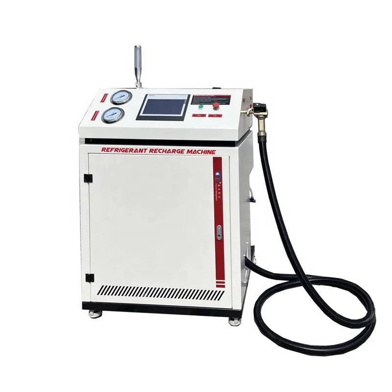 refrigerator air conditioning refrigerant freon charging machine R134a R410a ac gas recharge machine