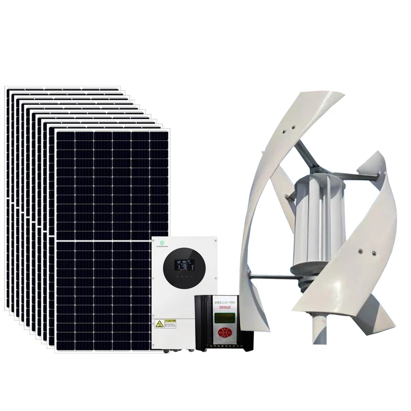 10kw solar and wind hybrid energy system power bank solar free energy generator wind power generation system