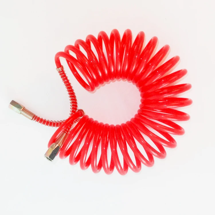 China Supplier Factory High Quality PA12 Nylon 30 Turns Coil Spring Air Pneumatic Brake Lines Hose For Truck