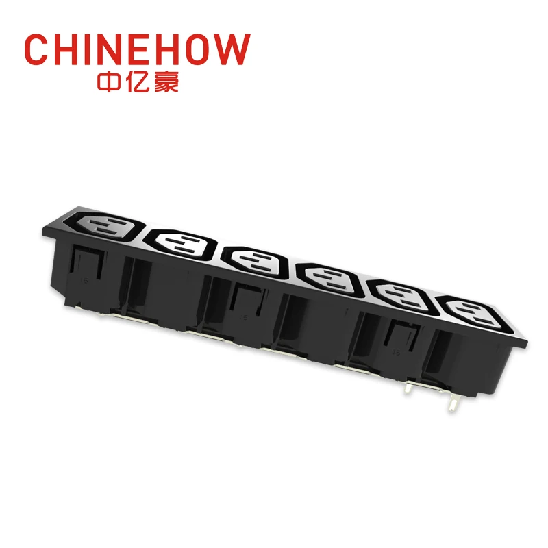 C13 PDU IEC гнездовой разъем выключатель 6P