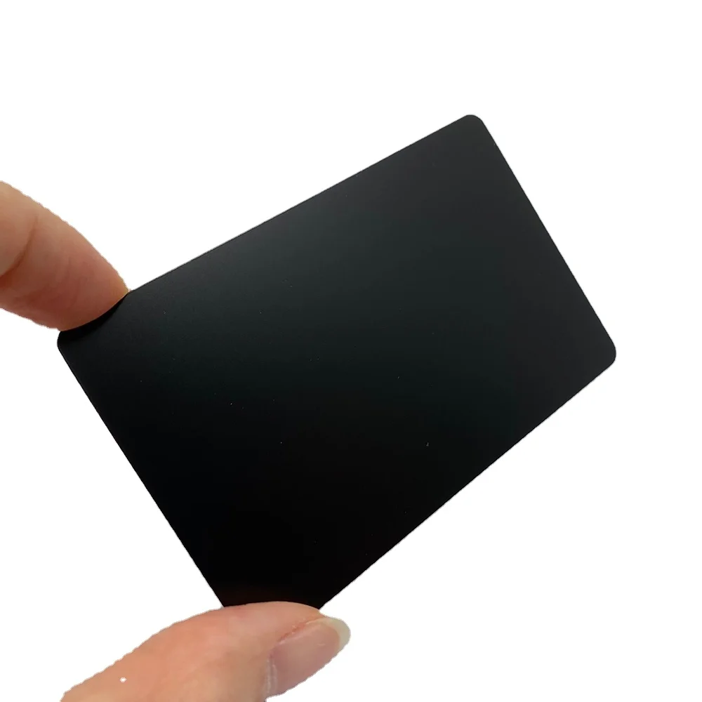 laser cut metal business card blank