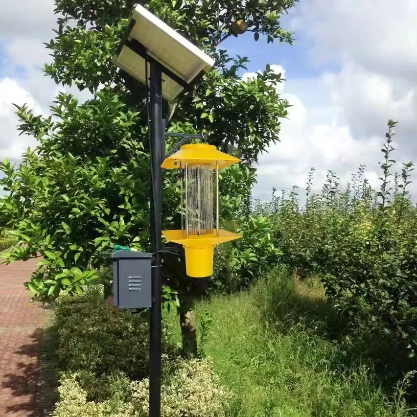 Outdoor Agriculture Solar charging insecticidal lamp For Orchard Park Greenhouse Farmland Fish Pound