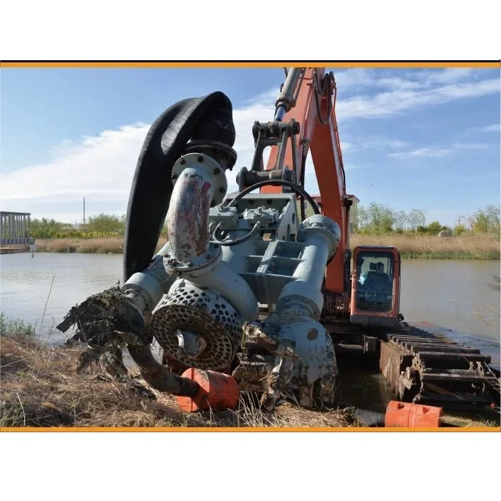 Hydraulic Mud Dredging Pump with 45m head for Crawler Excavators