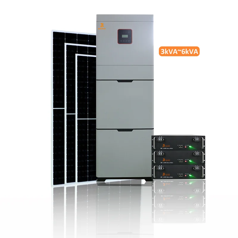 All in one solar hybrid outdoor power supply system 3kw 6kw energy storage inverter for home inverter ups charge with battery