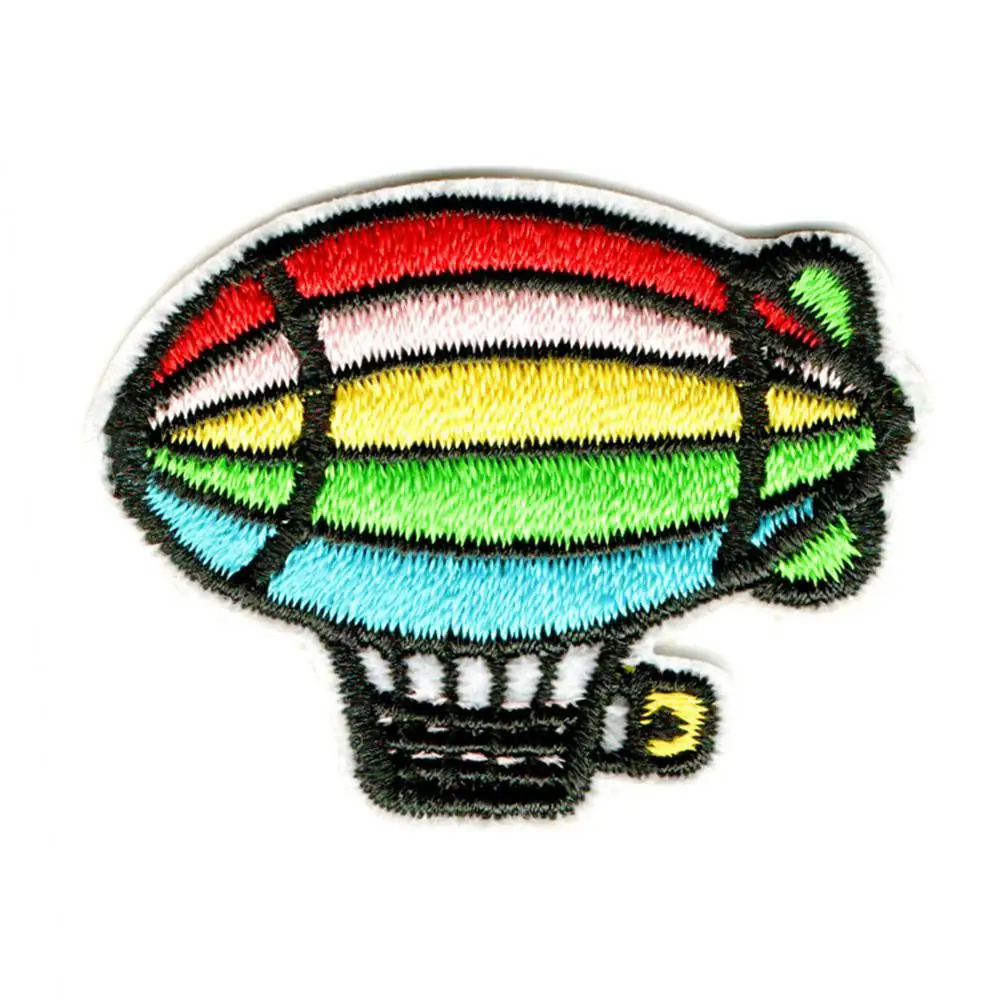 selfadhsing embroidered patches Decorative jacket skirt jeans Hot Air Balloon embroidered  patches