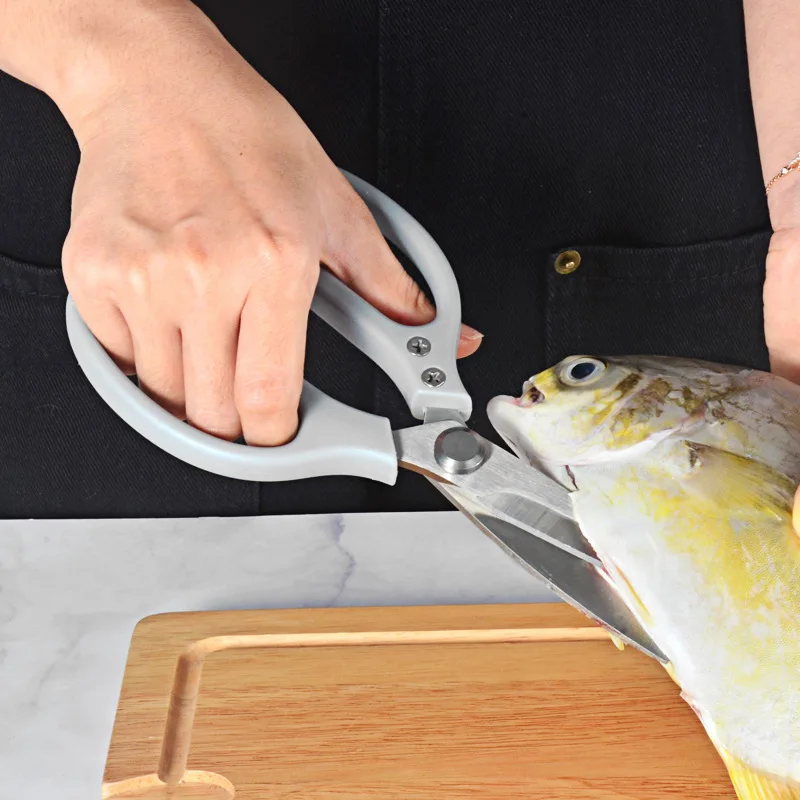 Professional Multi-functional Kitchen Scissors Stainless Steel Japanese Style Strong Chicken Bone Scissor Kitchen Tools