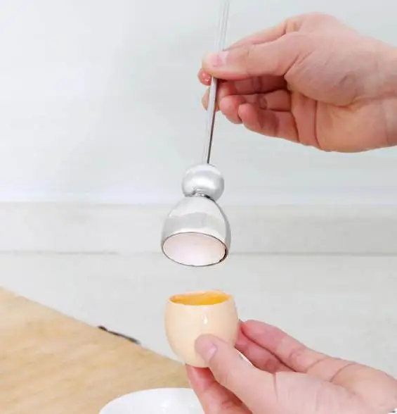 Egg cup holder Egg cutter