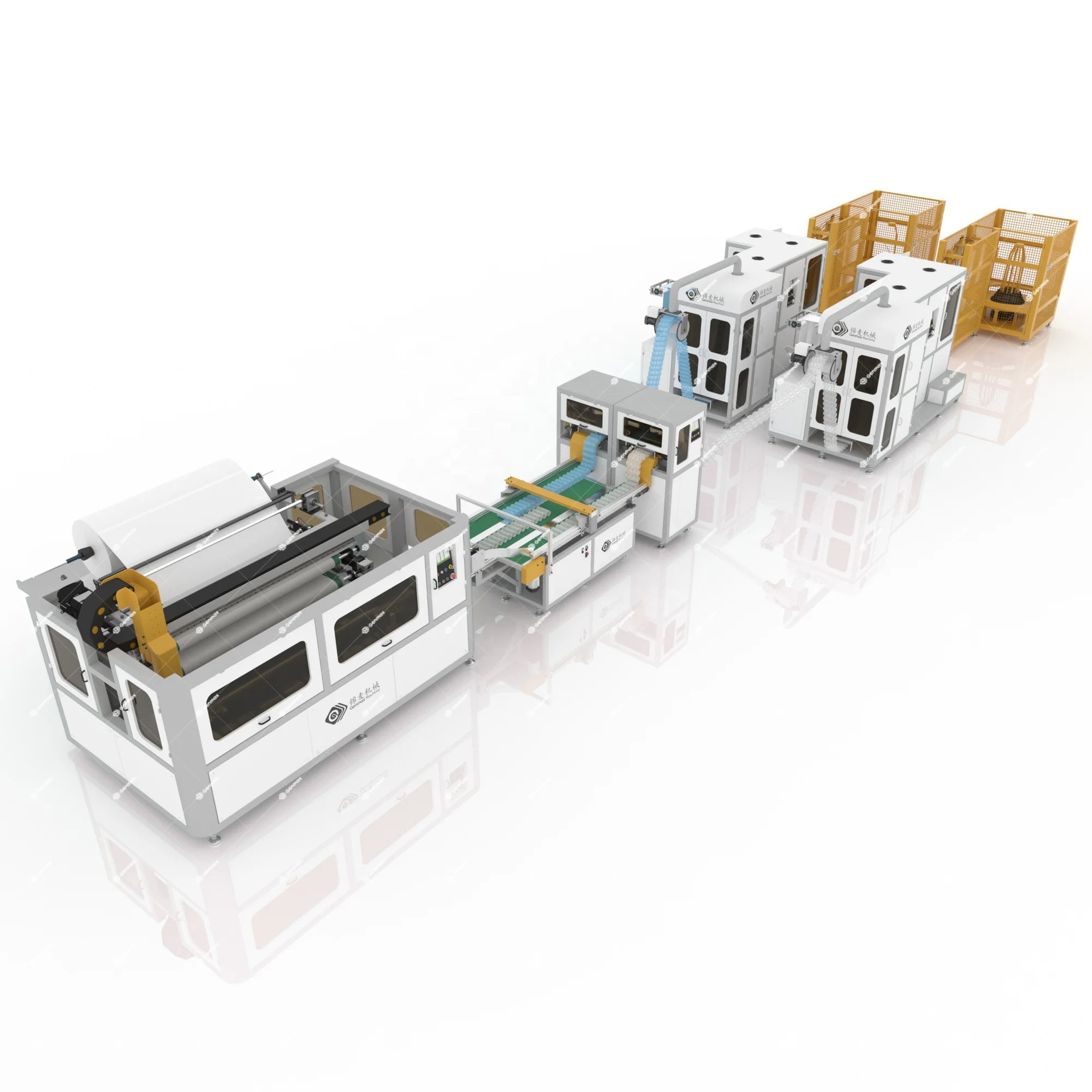 High Speed Fully Automatic Pocket Spring Making Machine Line High productivity