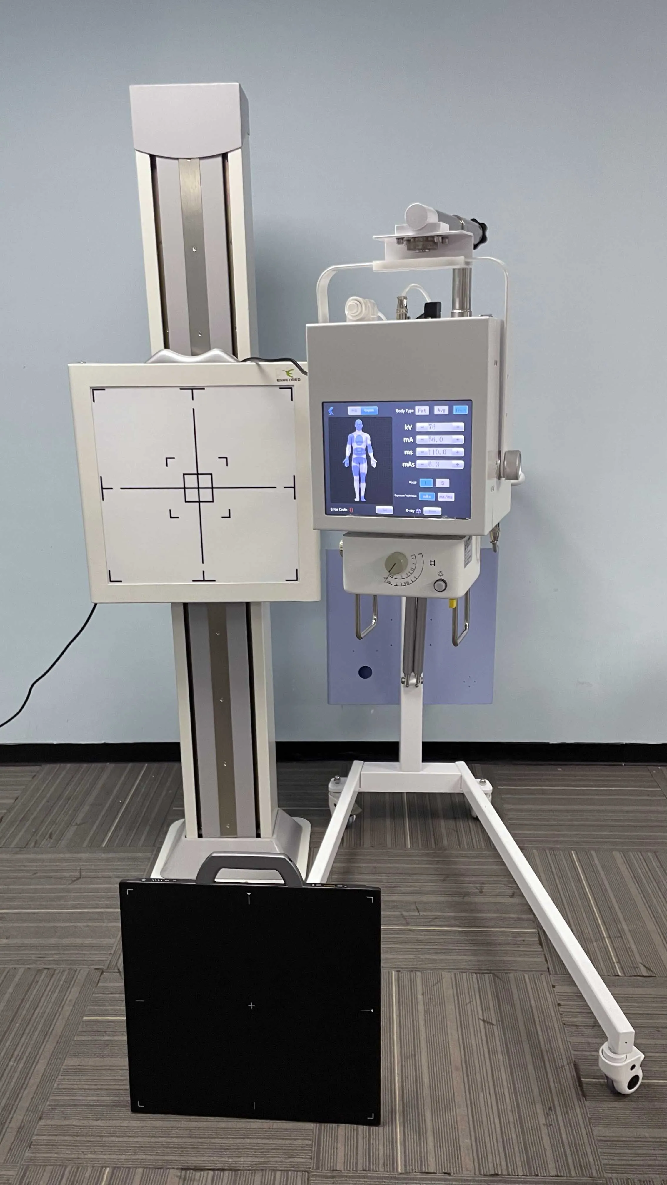 2024 Factory Price DR 17*17 inch Multi Languages Wireless Flat Panel Detector With Manual Stitching Function