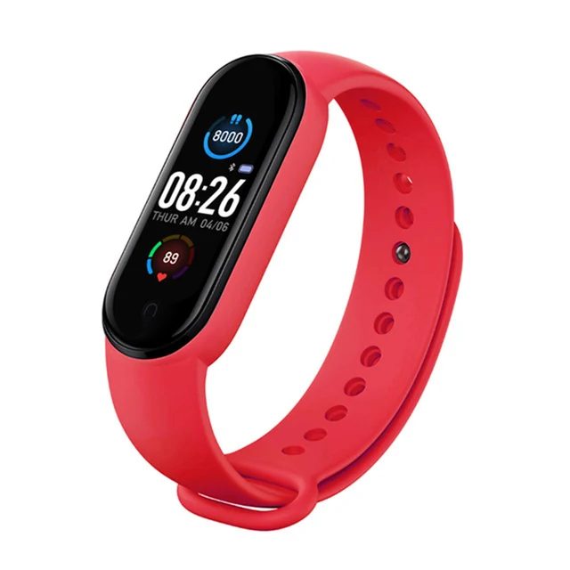 New M6 Band 6 Fitness Tracker Heart Rate Monitor Waterproof Sports Bracelet Activity Tracker Wristband Reloj M6 M5 Smart Watch