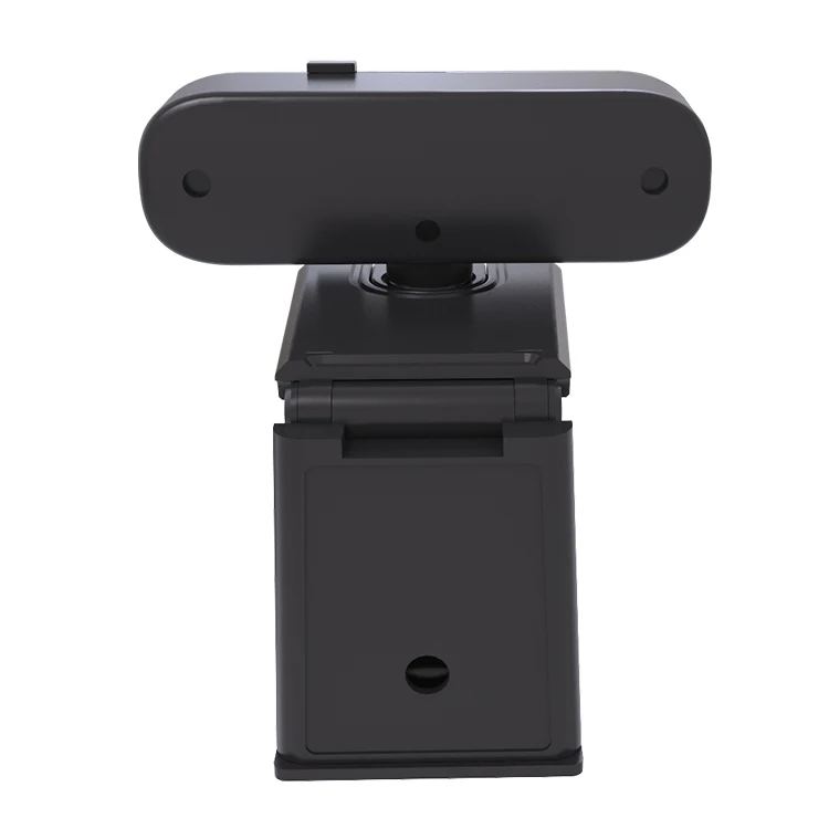 4K Auto Focus Webcam with Microphone Plug and Play Black Lens Cover for Computer