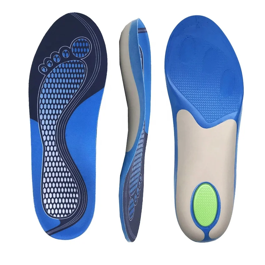 Plantar Fasciitis Feet Insoles Arch Supports Orthotics Inserts Relieve Flat Feet, High Arch, Foot Pain Sports Orthopedic Insoles