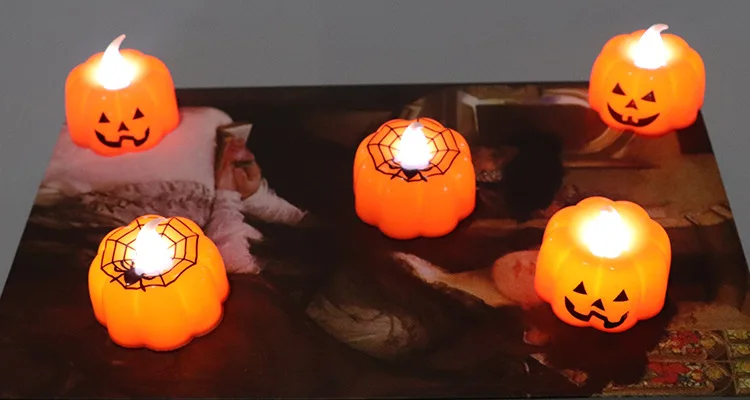 
Halloween decor Fashion Halloween Party Decoration Pumpkin Lamp Led Pumpkin Candle Lamp Halloween decoration outdoor 