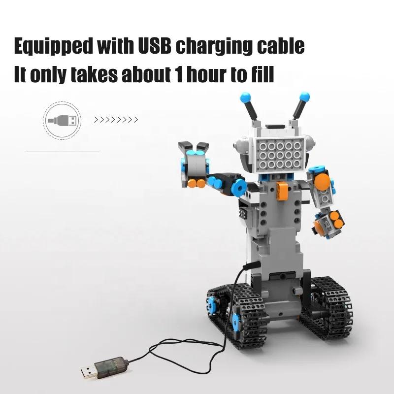 426pcs APP controlled programmable rc robot toys science DIY building blocks remote voice control programming robotic bricks kit
