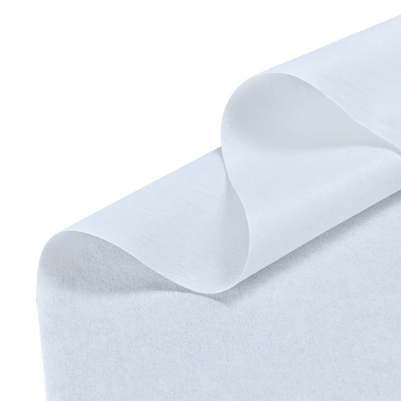 Hot Sale Polyester/Viscose Plain Spunlace Nonwoven Fabric For Disposable Cotton Rag