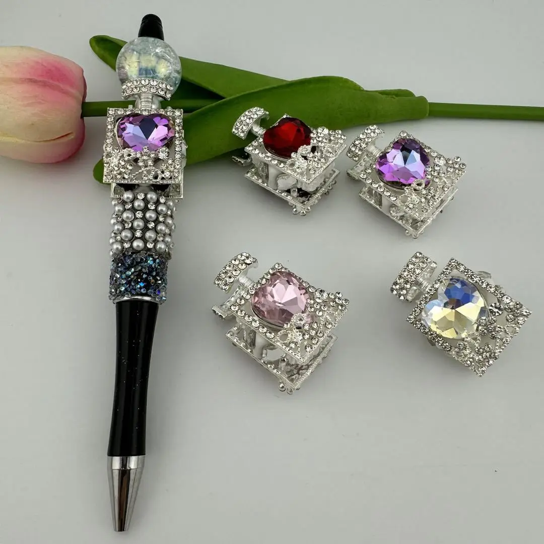 Live Streaming Hot Selling Charms Colored Candy Acrylic Beads Beaded Jewelry Handmade Diy Pen Mobile Phone Chain Accessories