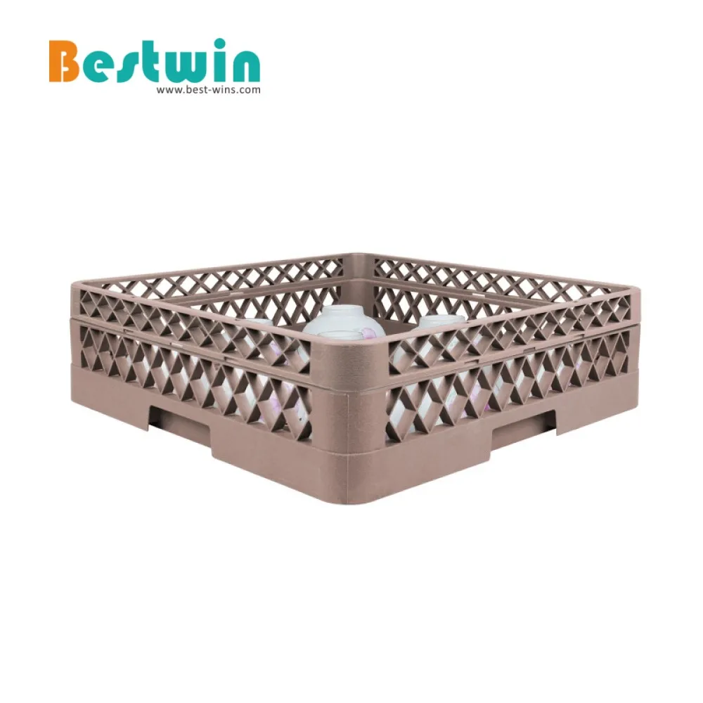 Plastic Commercial Dishwasher Drying Tray Bowl Cup Glass Storage Basket Rack