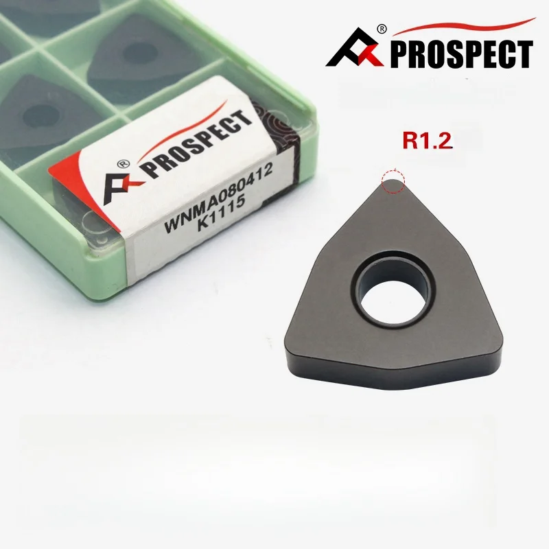 PROSPECT WNMA WNMA080404/WNMA080408/WNMA080412 K1115  cast iron series CNC machine tool for lathe