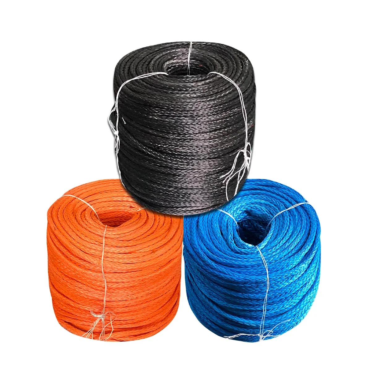 Высокая прочность 3 мм 4 5 6 12 нитей uhmwpe (hmpe) веревка для лодки морской рыболовной