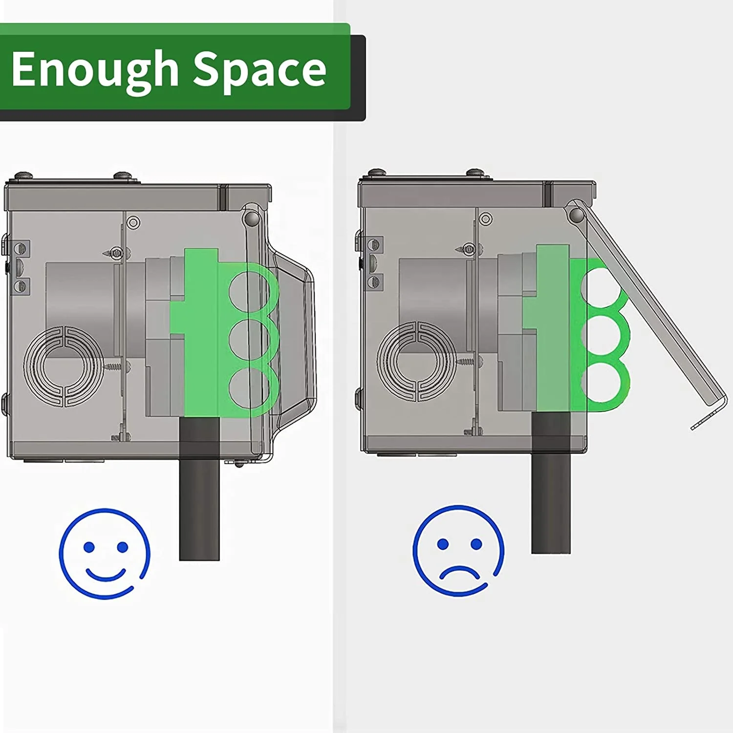 626 USA CAN RV Power Outlet Box 50A Electric Car EV Charging Pile Power Outlet Box with Metal Weatherproof Cover NEMA 14-50R