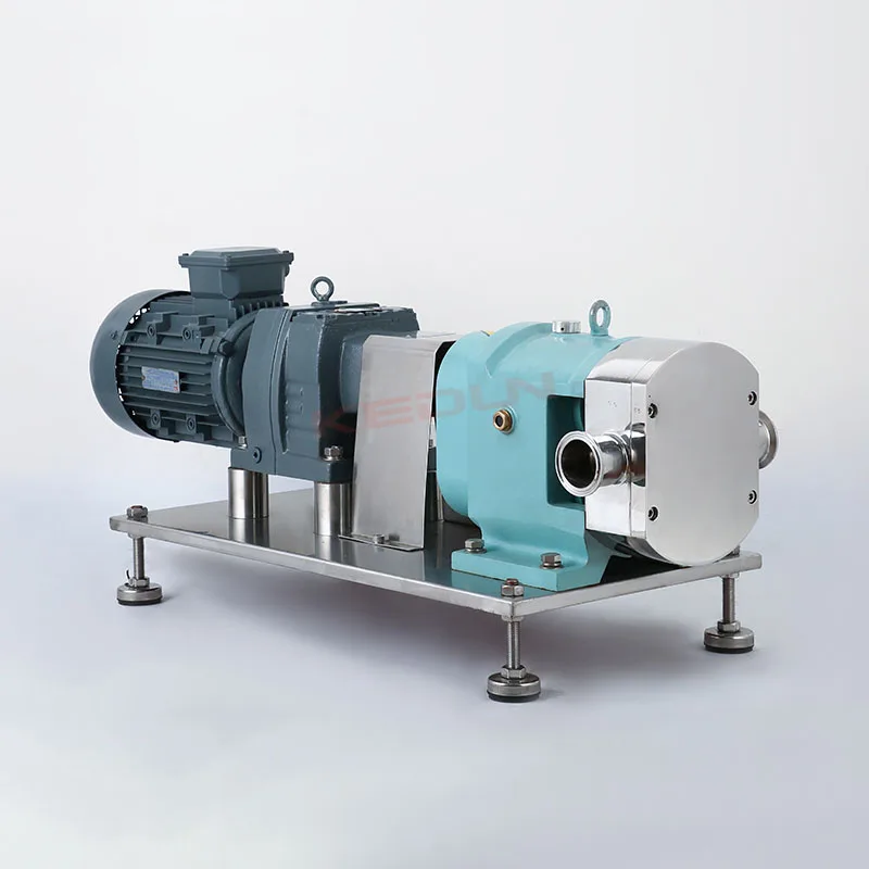 Sanitary Stainless Steel Liquid Usage Mechanical Lobe Pump For Honey