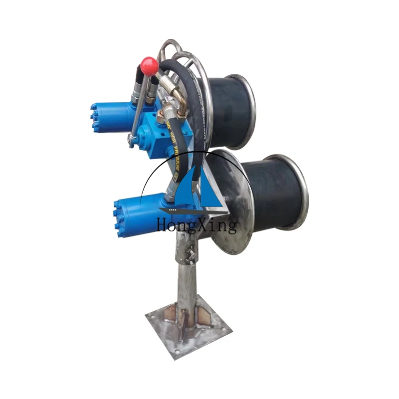LongLine Hauler marine winch net hauler for fishing boat Double wheel net winch Stainless steel material