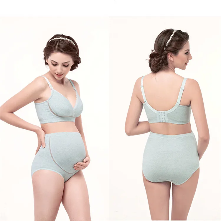 Хлопковые трусики с высокой талией для беременных женщин с невидимой регулируемой пряжкой поддерживающие живот цветные хлопковые брюки для беременных больших размеров