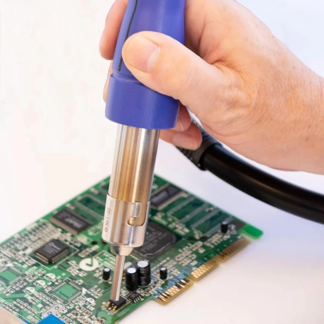 HAKKO Original FR702 4-in-1 Rework System Soldering Iron and Hot-Air SMD Digital Desoldering Station