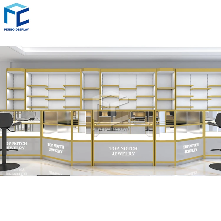 Современная витрина из закаленного стекла, витрина из МДФ, витрина для ювелирных изделий, витрина для часового магазина, витрина, ювелирный магазин