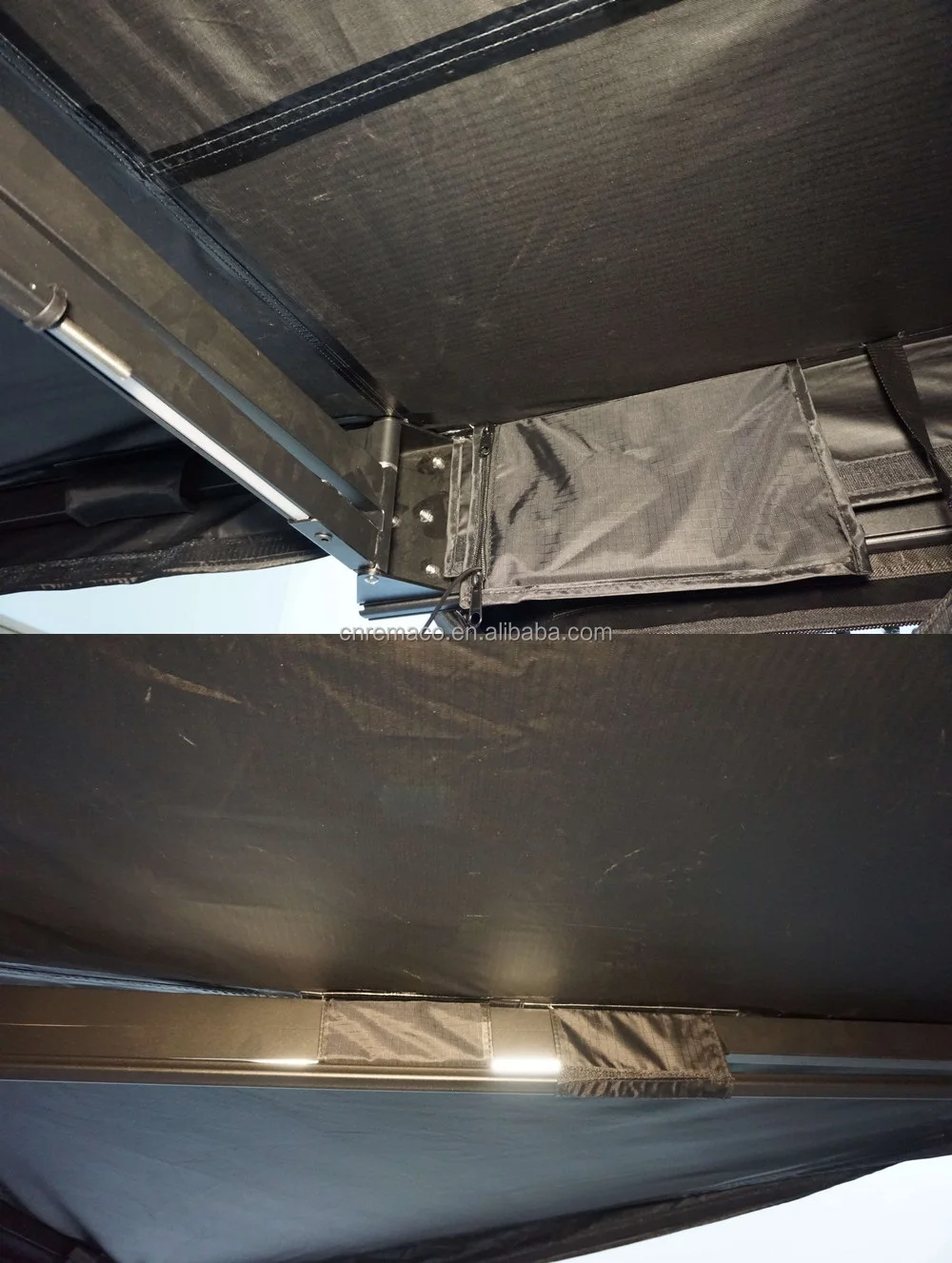 Outdoor China Manufacturer Aluminum Waterproof Oxford 4x4 Truck Car Awning Tent Free Standing Heavy Duty 180 Degree Awning