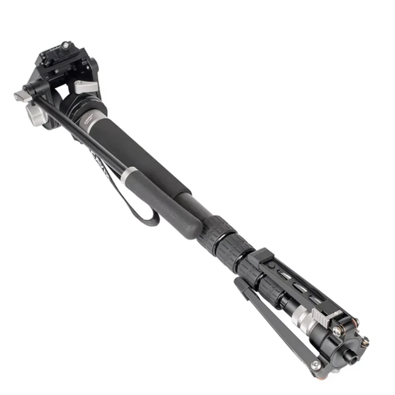 CAVIX Heavy Duty Flexible Extendable Tripod Stand 5-Section Carbon Fiber Monopod For DSLR Camera Photography